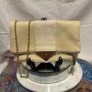 Steve Madden Convertible clutch with crossbody chain